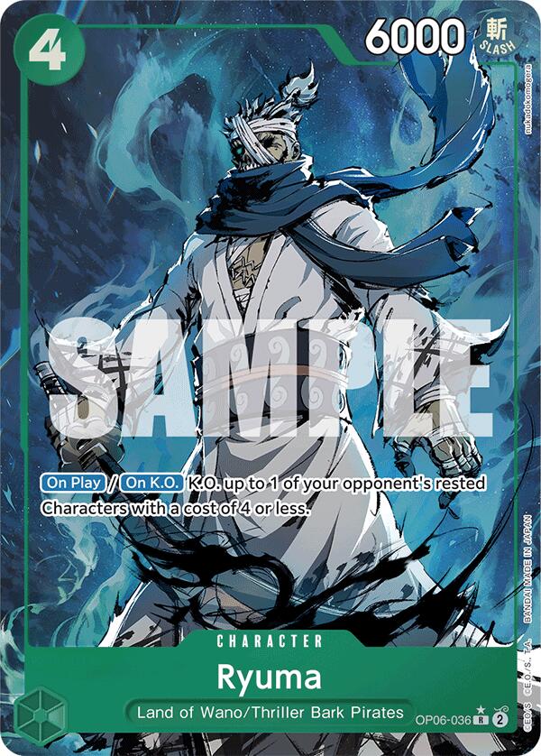 Ryuma (Alternate Art) [Premium Booster -The Best-] | A1Comics