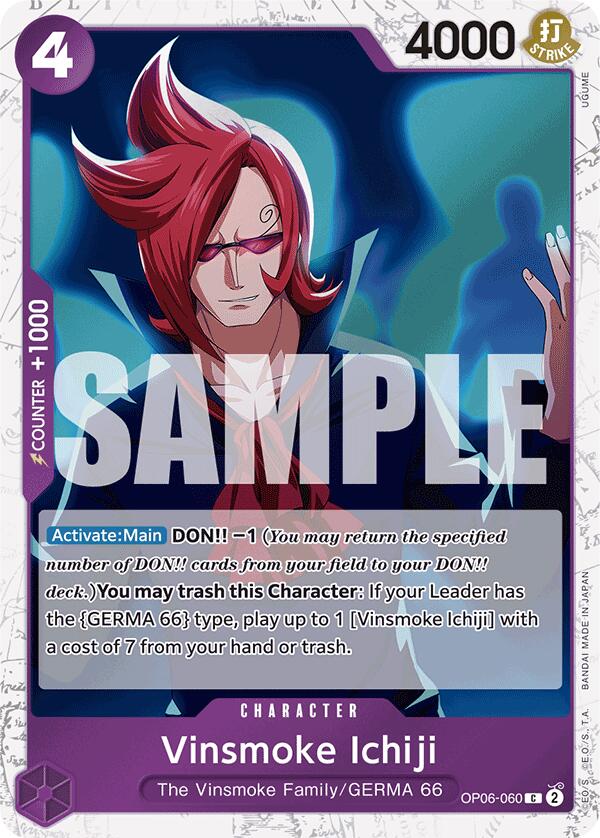 Vinsmoke Ichiji (OP06-060) (Jolly Roger Foil) [Premium Booster -The Best-] | A1Comics