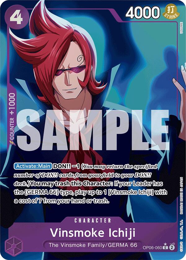 Vinsmoke Ichiji (OP06-060) (Full Art) [Premium Booster -The Best-] | A1Comics