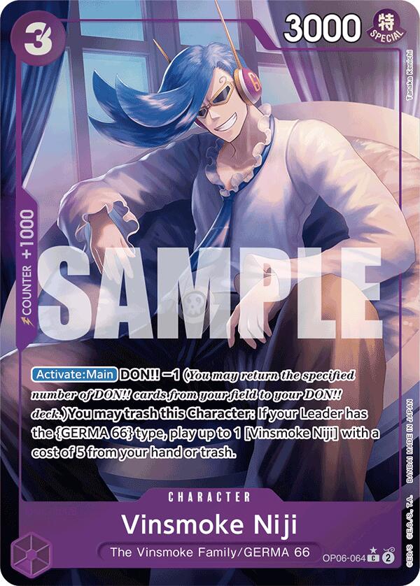 Vinsmoke Niji (OP06-064) (Full Art) [Premium Booster -The Best-] | A1Comics