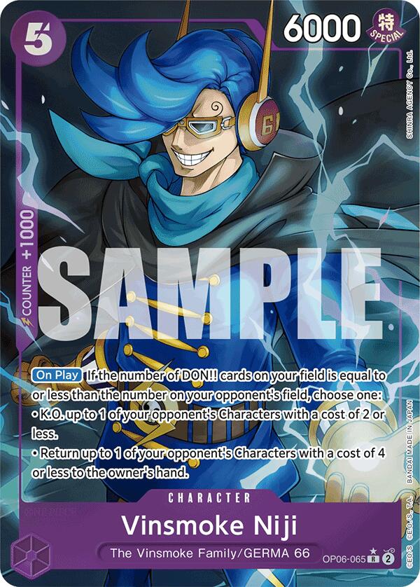 Vinsmoke Niji (OP06-065) (Alternate Art) [Premium Booster -The Best-] | A1Comics