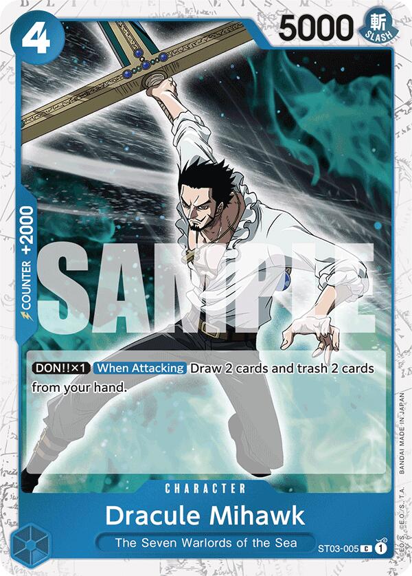 Dracule Mihawk (ST03-005) (Jolly Roger Foil) [Premium Booster -The Best-] | A1Comics