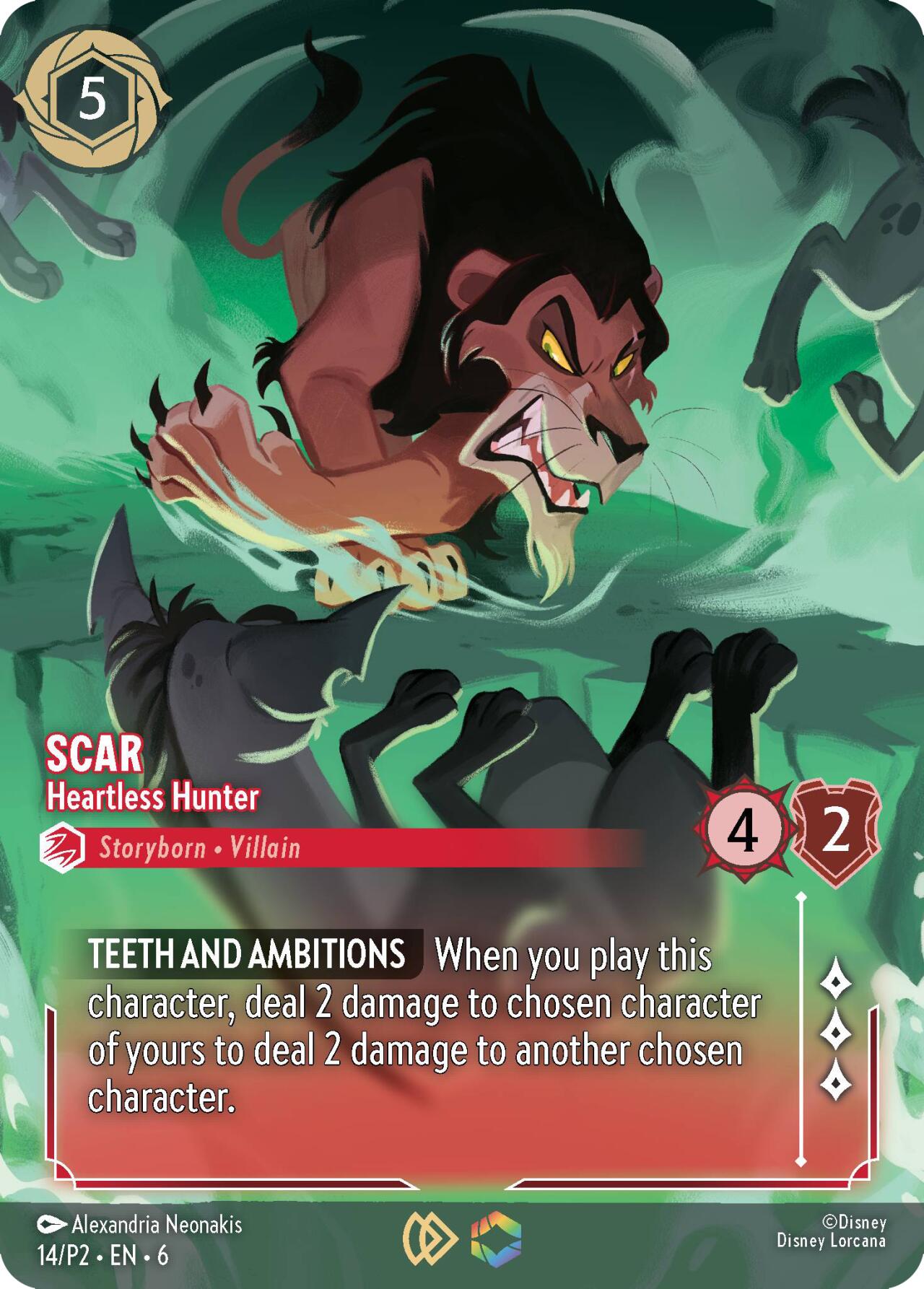 Scar - Heartless Hunter (Store Championship) (14) [Promo Cards] | A1Comics