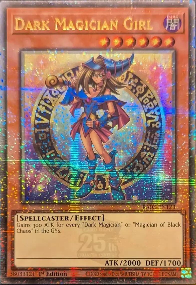 Dark Magician Girl (Quarter Century Secret Rare) (B) [RA03-EN123] Quarter Century Secret Rare | A1Comics