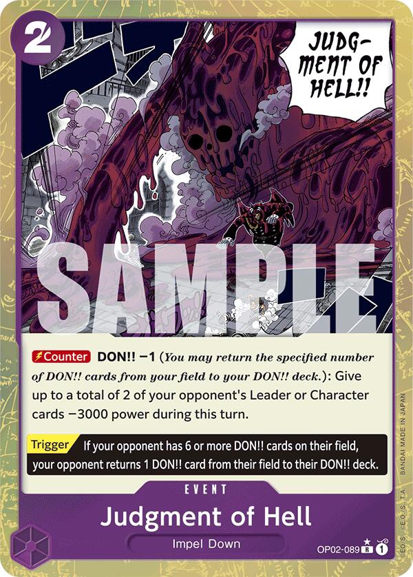 Judgment of Hell (Textured Foil) [Premium Booster -The Best-] | A1Comics