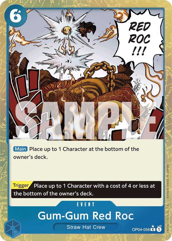 Gum-Gum Red Roc (Textured Foil) [Premium Booster -The Best-] | A1Comics