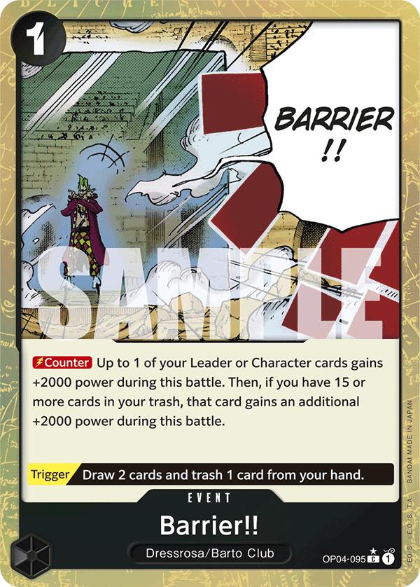 Barrier!! (Textured Foil) [Premium Booster -The Best-] | A1Comics