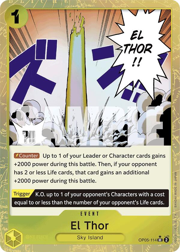 El Thor (Textured Foil) [Premium Booster -The Best-] | A1Comics