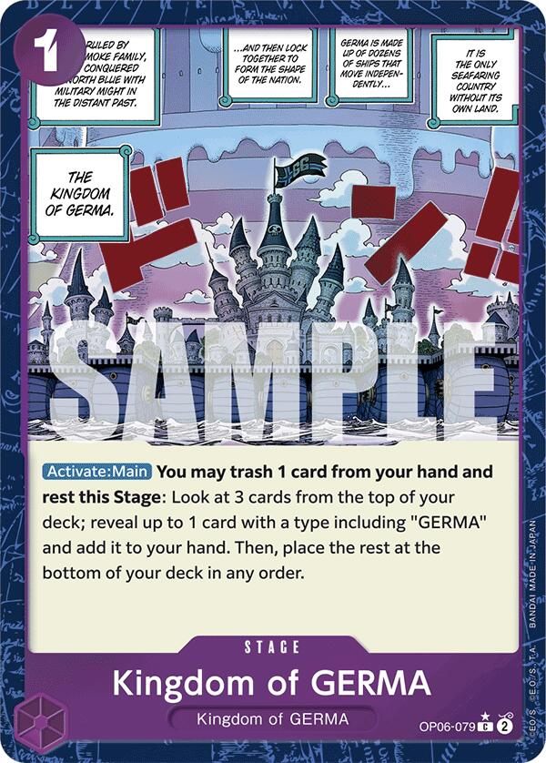 Kingdom of GERMA (Textured Foil) [Premium Booster -The Best-] | A1Comics