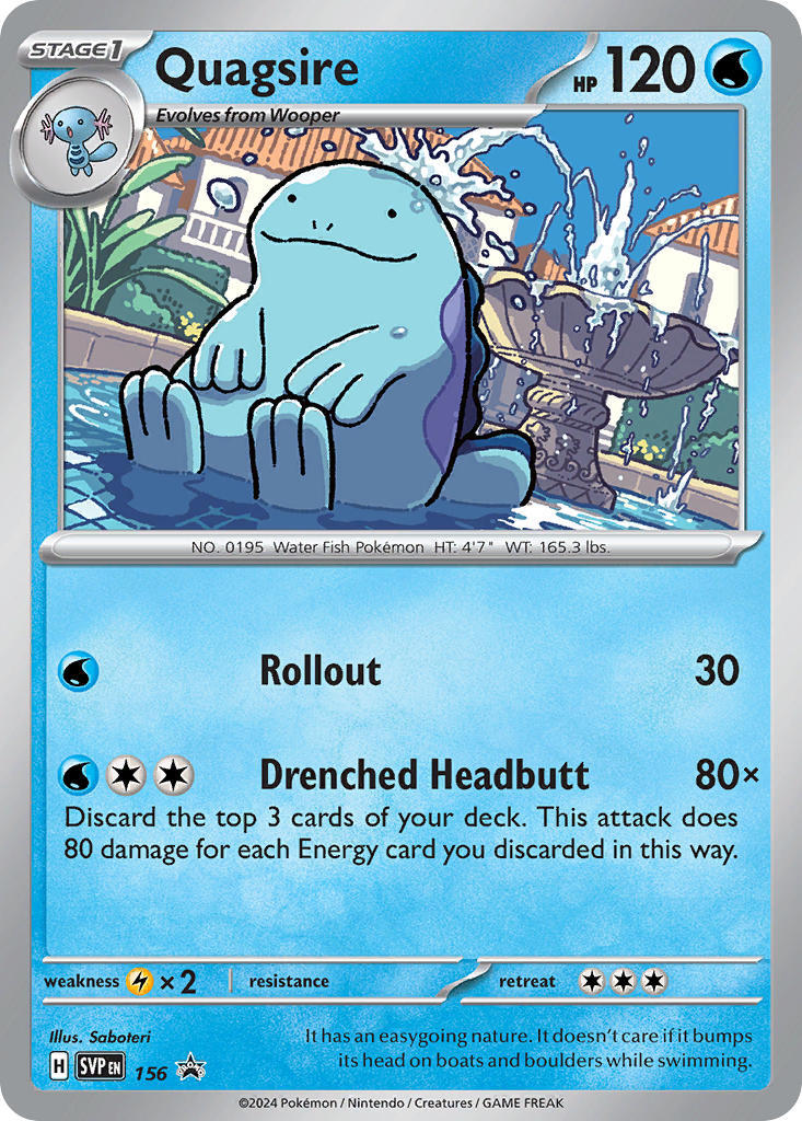 Quagsire (156) [Scarlet & Violet: Black Star Promos] | A1Comics