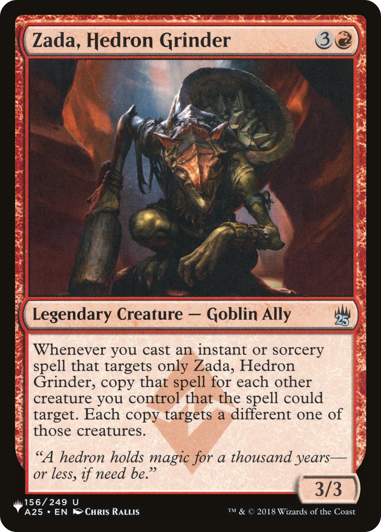 Zada, Hedron Grinder [The List Reprints] | A1Comics