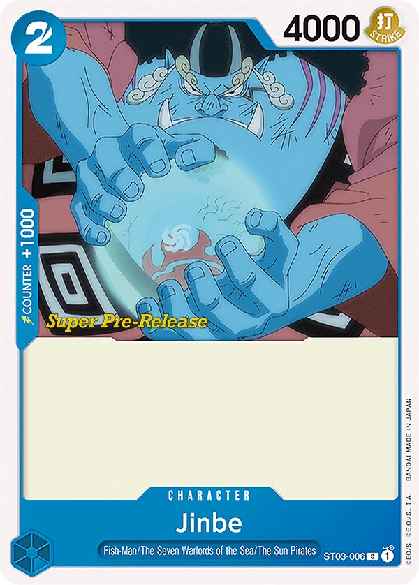 Jinbe [Super Pre-Release Starter Deck: The Seven Warlords of the Sea] | A1Comics