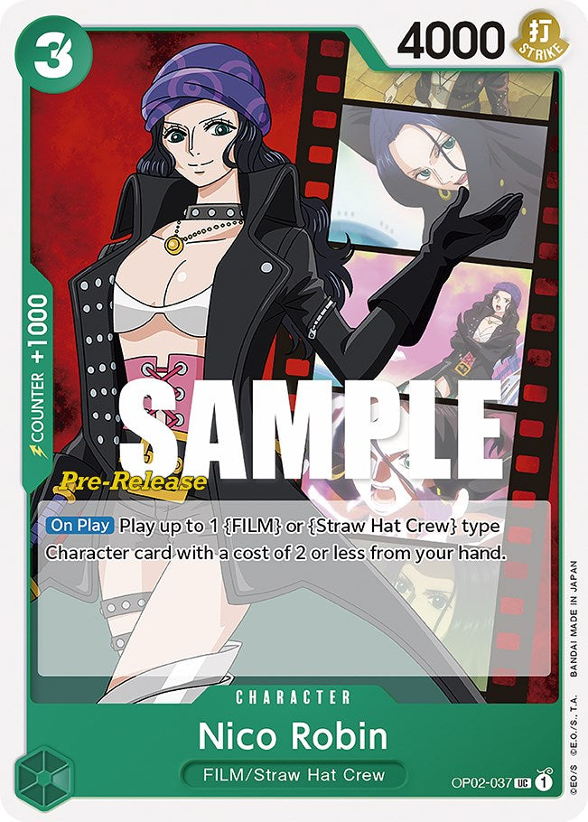 Nico Robin [Paramount War Pre-Release Cards] | A1Comics