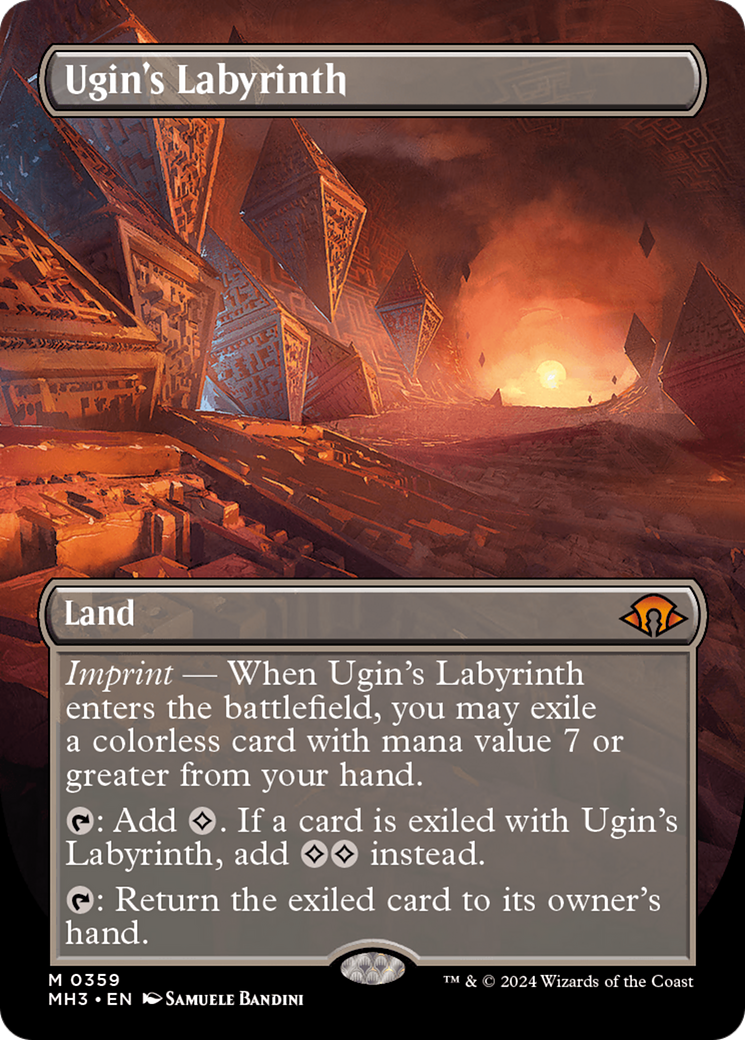 Ugin's Labyrinth (Borderless) [Modern Horizons 3] | A1Comics