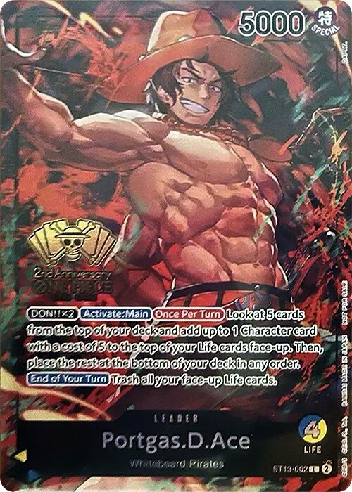 Portgas.D.Ace (2nd Anniversary Tournament) [One Piece Promotion Cards] | A1Comics