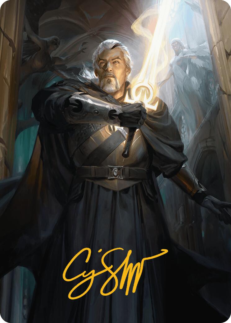 Odric, Lunarch Marshal Art Card (Gold-Stamped Signature) [Innistrad Remastered Art Series] | A1Comics