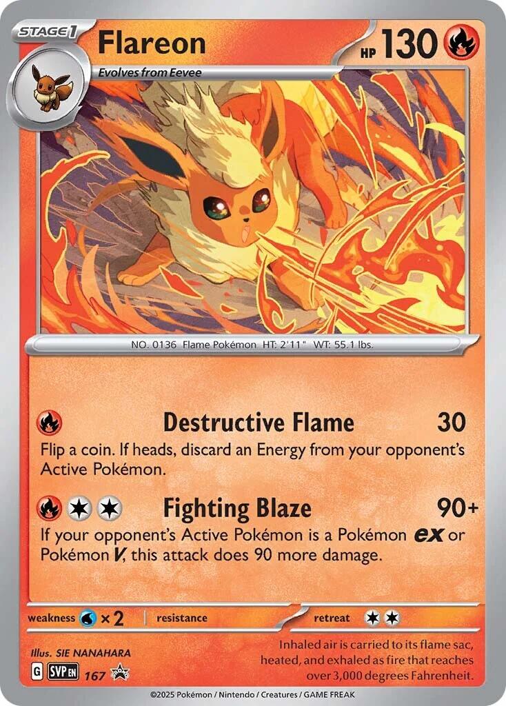 Flareon (SVP167) [Scarlet & Violet: Black Star Promos] | A1Comics