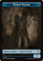 Human Wizard // Emblem - Jace, Unraveler of Secrets Double-Sided Token [Innistrad Remastered Tokens] | A1Comics