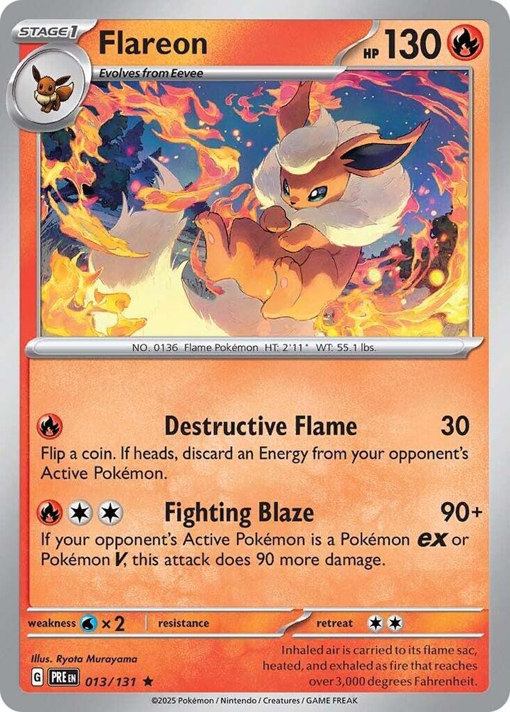 Flareon (013/131) [Scarlet & Violet: Prismatic Evolutions] | A1Comics