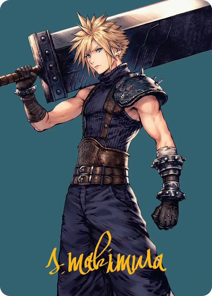 Cloud, Ex-SOLDIER Art Card (Gold-Stamped Signature) [FINAL FANTASY Art Series]