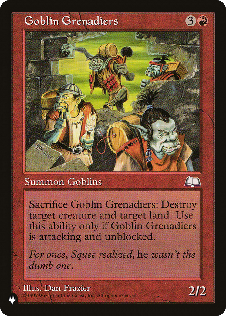 Goblin Grenadiers [The List Reprints] | A1Comics