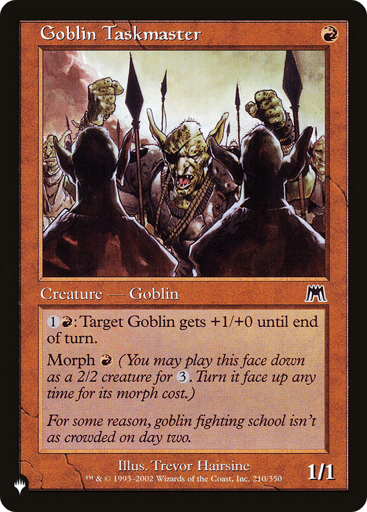 Goblin Taskmaster [The List Reprints] | A1Comics