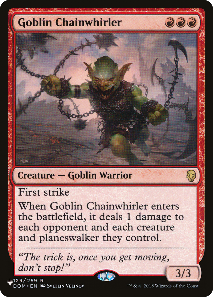 Goblin Chainwhirler [The List Reprints] | A1Comics