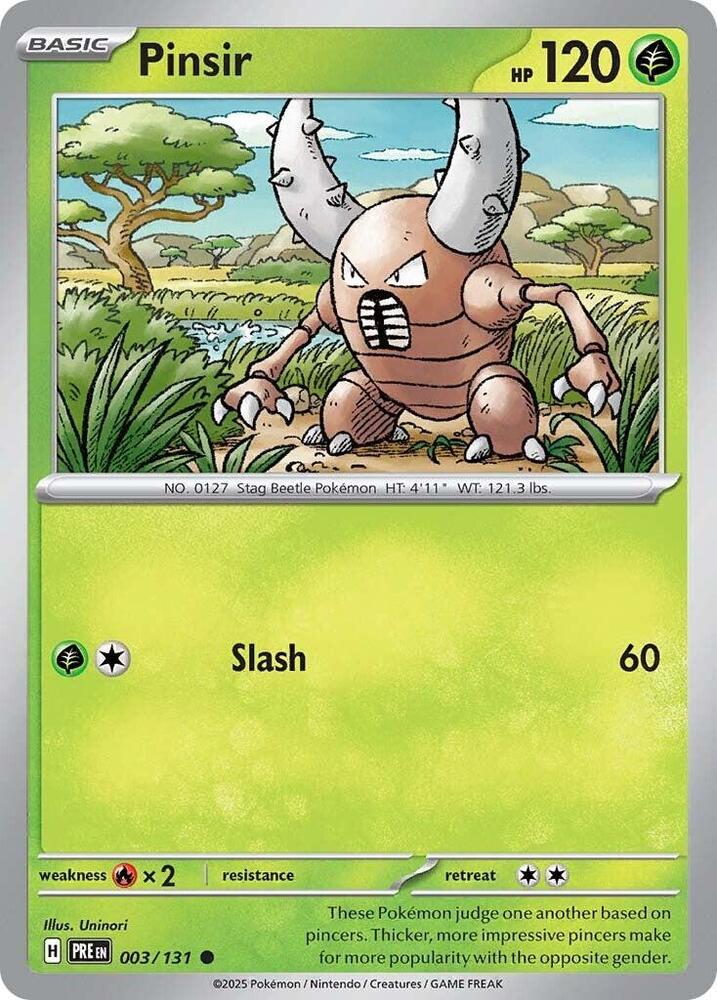 Pinsir (003/131) [Scarlet & Violet: Prismatic Evolutions] | A1Comics