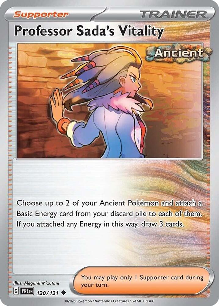 Professor Sada's Vitality (120/131) [Scarlet & Violet: Prismatic Evolutions] | A1Comics