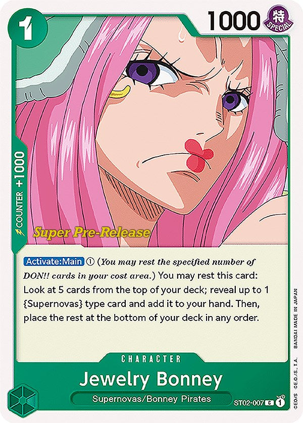 Jewelry Bonney [Super Pre-Release Starter Deck: Worst Generation] | A1Comics