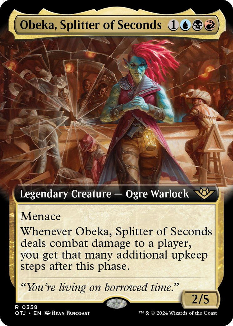 Obeka, Splitter of Seconds (Extended Art) [Outlaws of Thunder Junction] | A1Comics