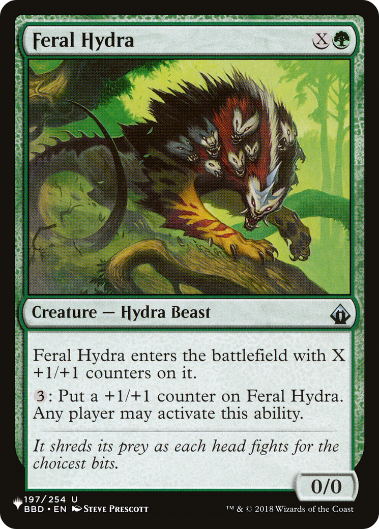 Feral Hydra [The List Reprints] | A1Comics