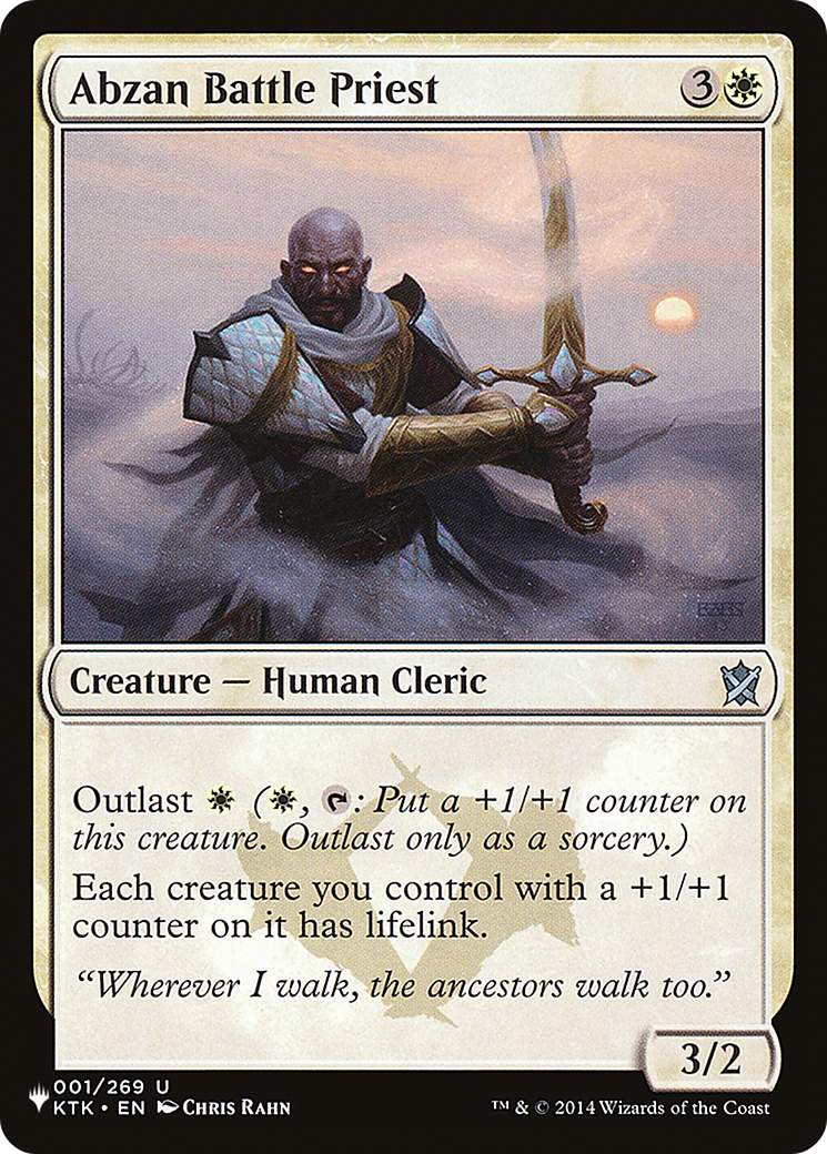 Abzan Battle Priest [The List Reprints] | A1Comics