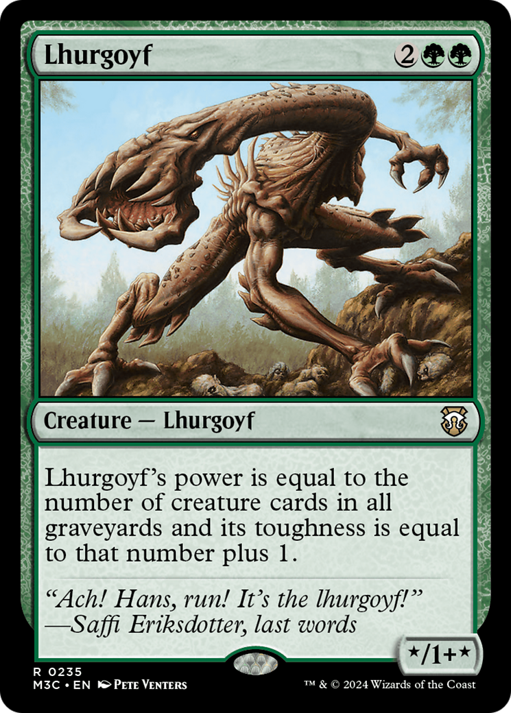 Lhurgoyf (Ripple Foil) [Modern Horizons 3 Commander] | A1Comics