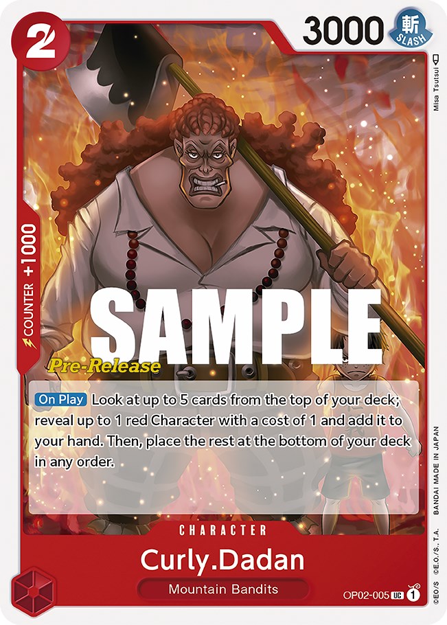 Curly.Dadan [Paramount War Pre-Release Cards] | A1Comics