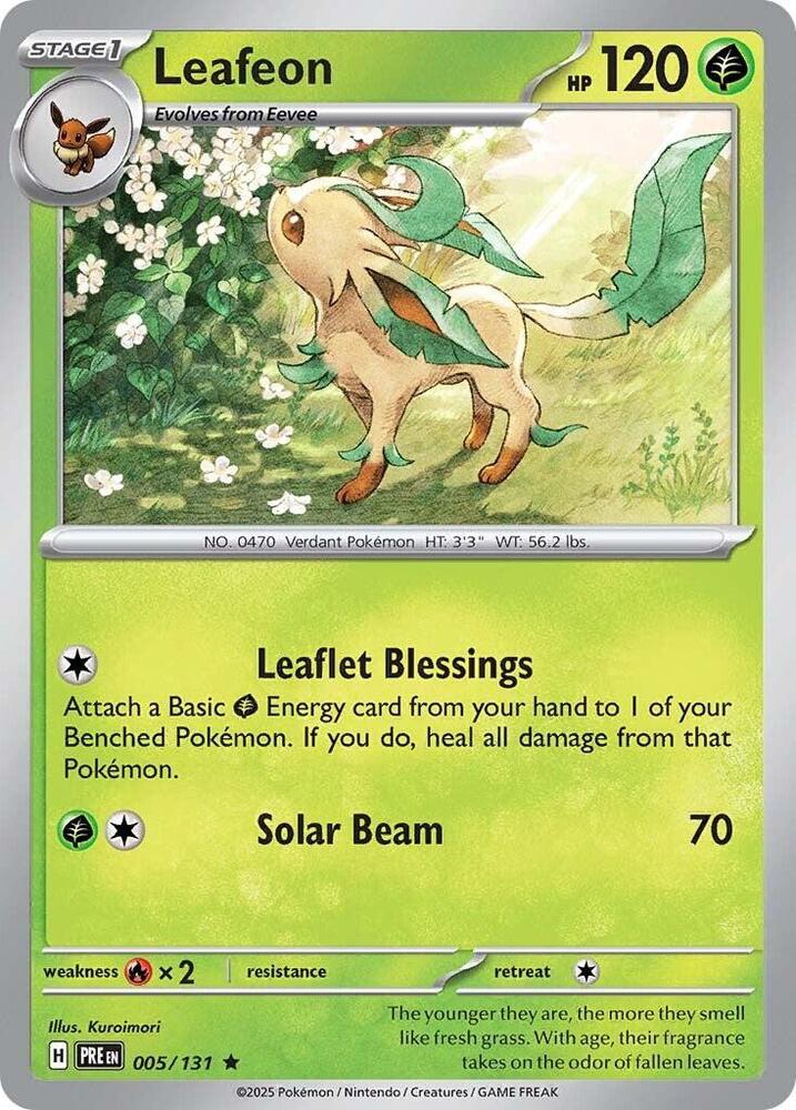 Leafeon (005/131) [Scarlet & Violet: Prismatic Evolutions] | A1Comics