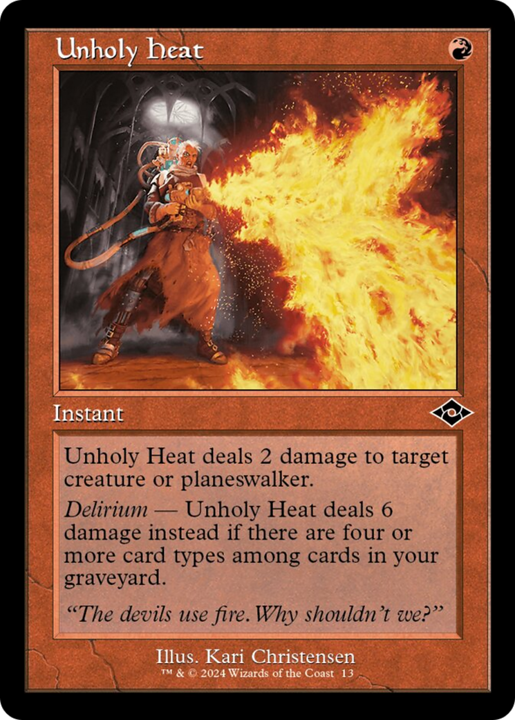 Unholy Heat (Retro) [Modern Horizons 2] | A1Comics