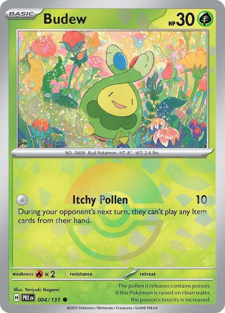 Budew (004/131) (Poke Ball Pattern) [Scarlet & Violet: Prismatic Evolutions] | A1Comics