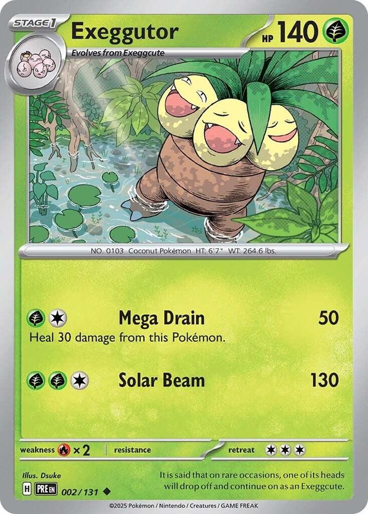 Exeggutor (002/131) [Scarlet & Violet: Prismatic Evolutions] | A1Comics