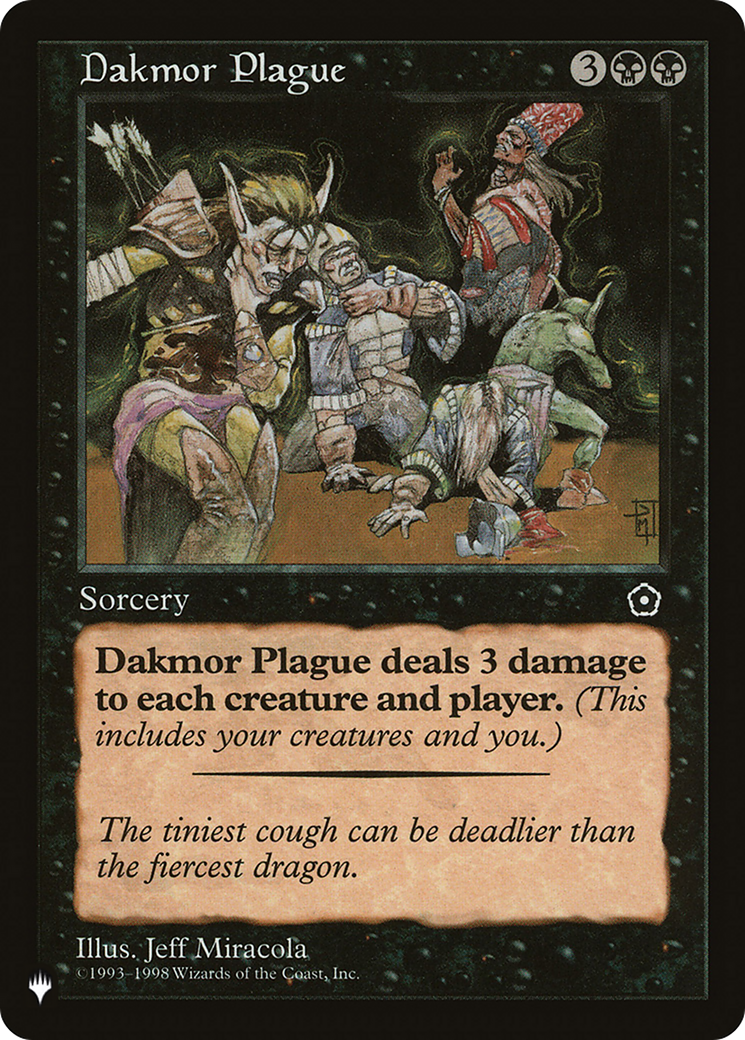 Dakmor Plague [The List Reprints] | A1Comics