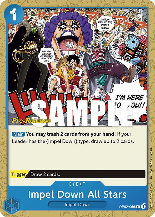 Impel Down All Stars [Paramount War Pre-Release Cards] | A1Comics