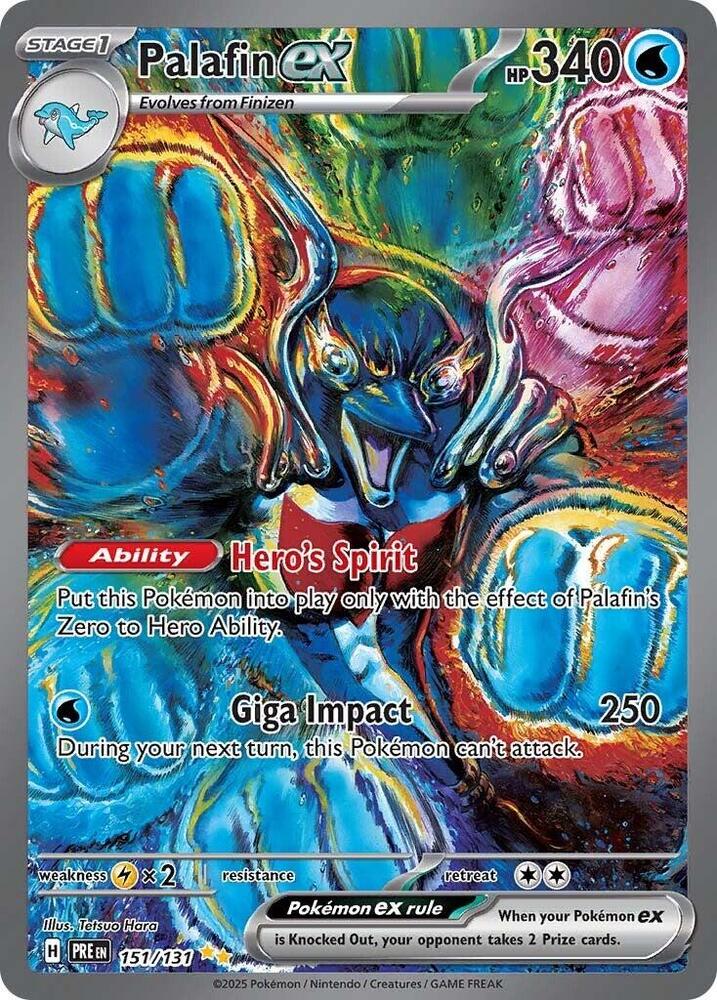 Palafin ex (151/131) [Scarlet & Violet: Prismatic Evolutions] | A1Comics