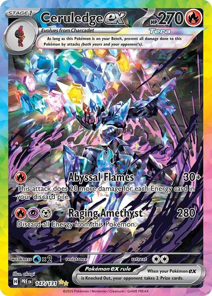 Ceruledge ex (147/131) [Scarlet & Violet: Prismatic Evolutions] | A1Comics