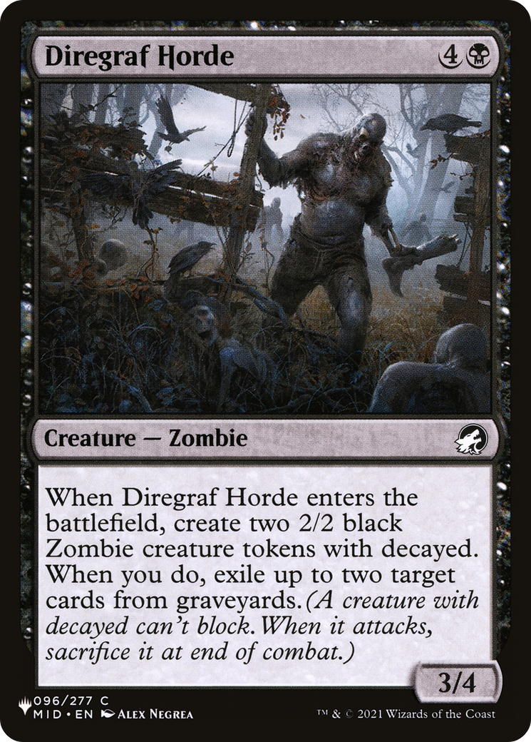 Diregraf Horde [The List Reprints] | A1Comics