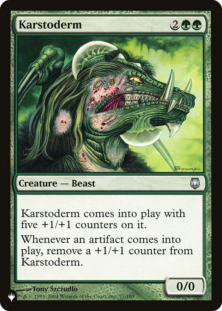 Karstoderm [The List Reprints] | A1Comics