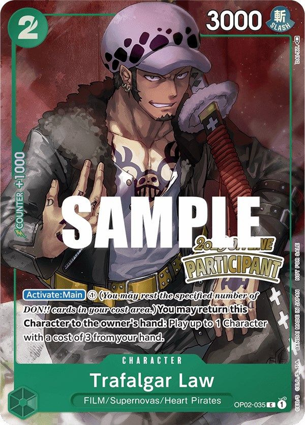 Trafalgar Law (Offline Regional 2023) [Participant] [One Piece Promotion Cards] | A1Comics