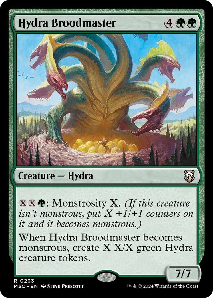 Hydra Broodmaster (Ripple Foil) [Modern Horizons 3 Commander] | A1Comics