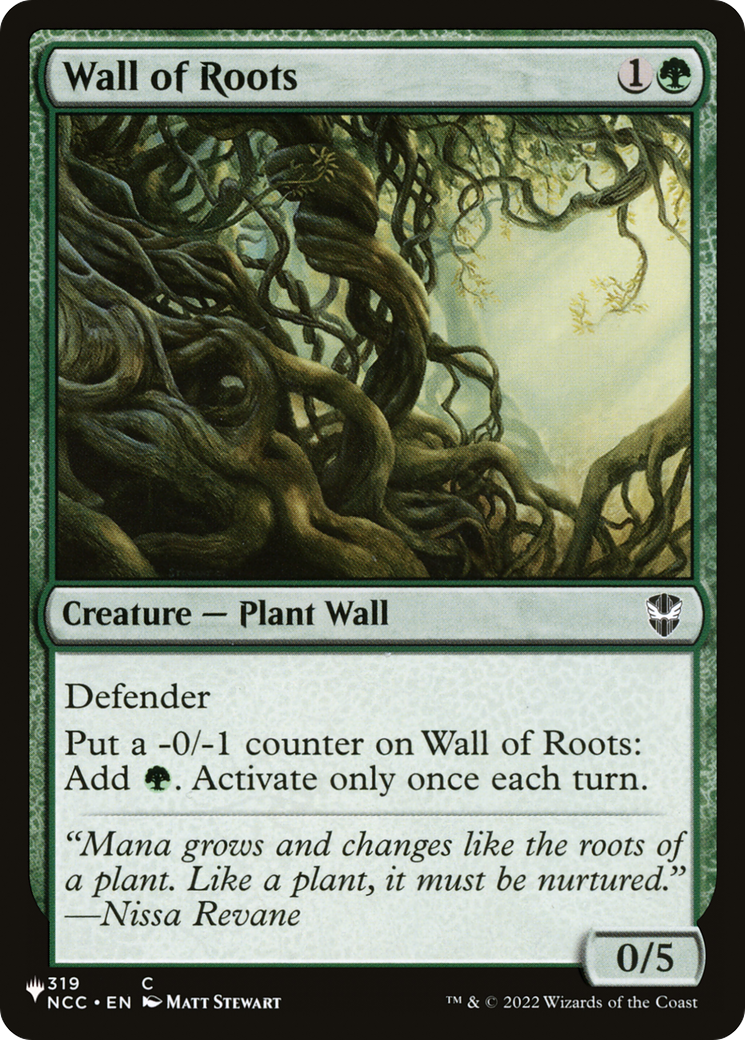 Wall of Roots [The List Reprints] | A1Comics