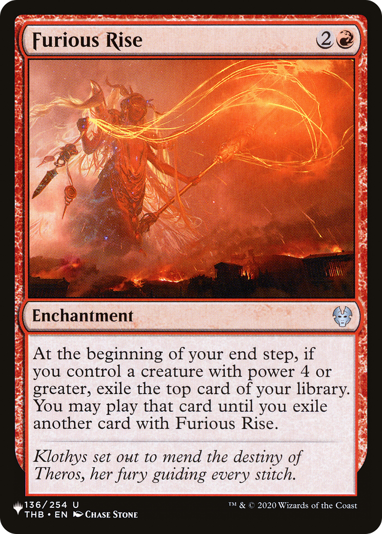 Furious Rise [The List Reprints] | A1Comics