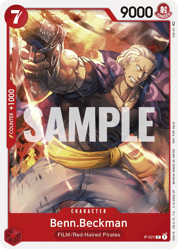 Benn.Beckman (One Piece Film Red) [One Piece Promotion Cards] | A1Comics